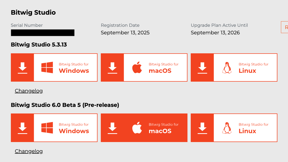Bitwig Bitwig Studio w/ Active Upgrade Plan